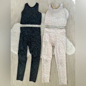 Old Navy Active two piece sets Girls size 8 (TWO sets included!)
